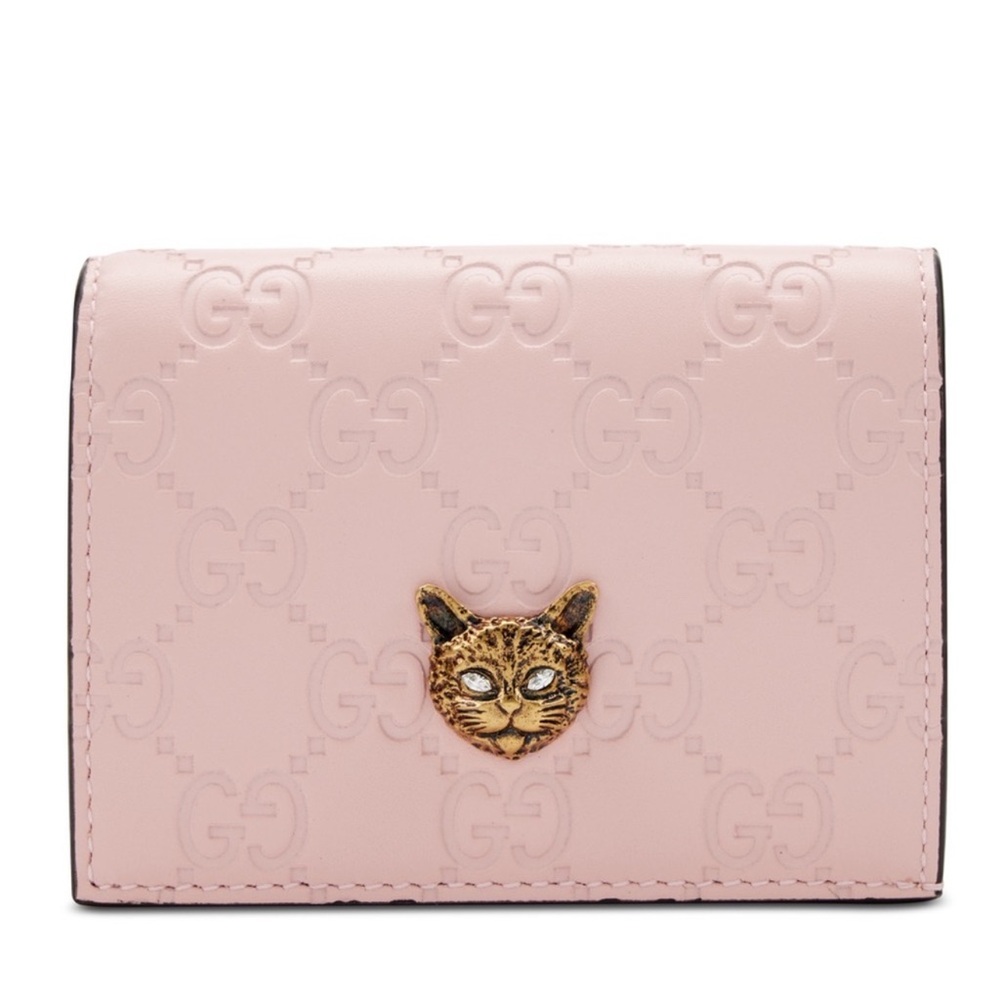 Gucci Wallet Authentic Gucci ssima cat wallet